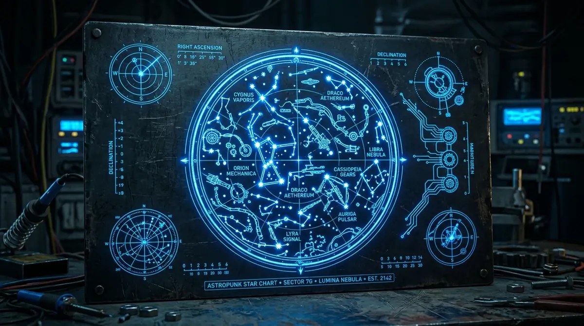 Constellation divider map